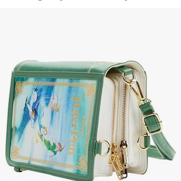 Loungefly Peter Pan crossbody/ convertible bag. BEAUTIFUL - Picture 4 of 7